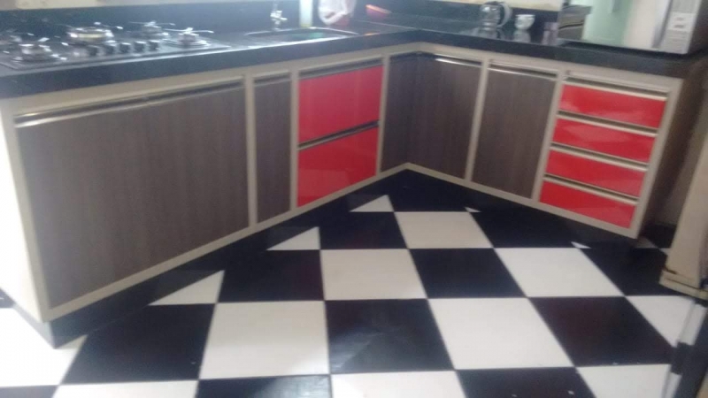 Armário Planejado Cozinha Jardim Leocádia - Armário Planejado para Cozinha Pequena