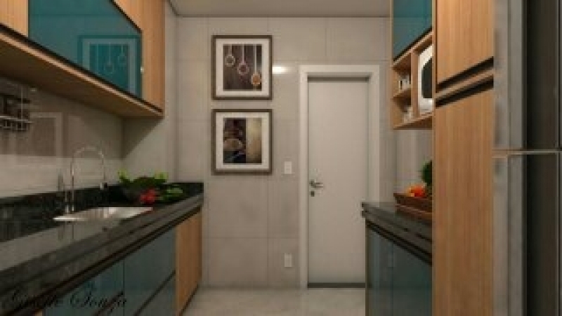 Armários Planejados Cozinha Condomínio Residencial Trivoli - Armário Planejado para Apartamento Pequeno