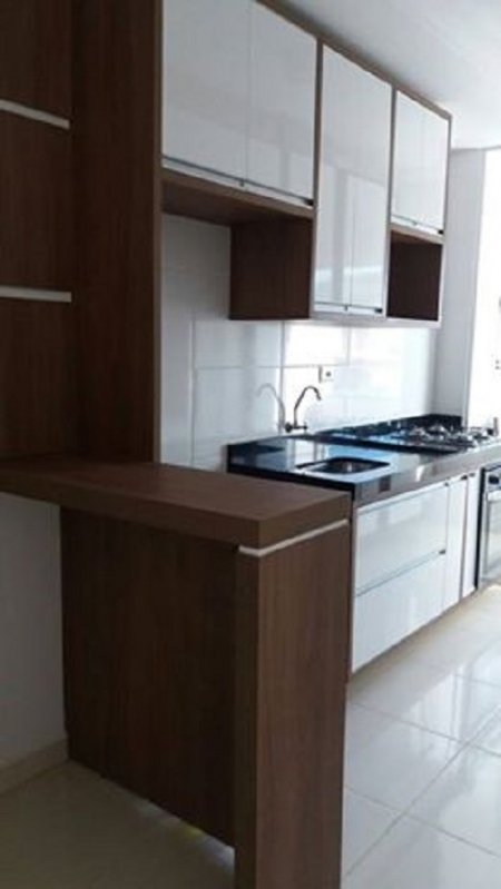 Cozinha Planejada Americana Pequena Vila Assis - Cozinha Planejada de Apartamento