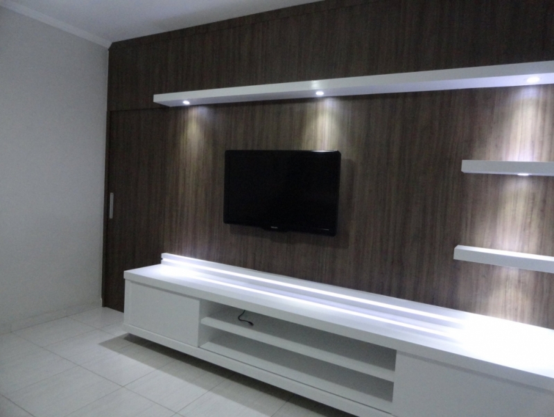 Home Theater Planejado Valor Jardim Nova Manchester - Home Theater Planejado para Sala