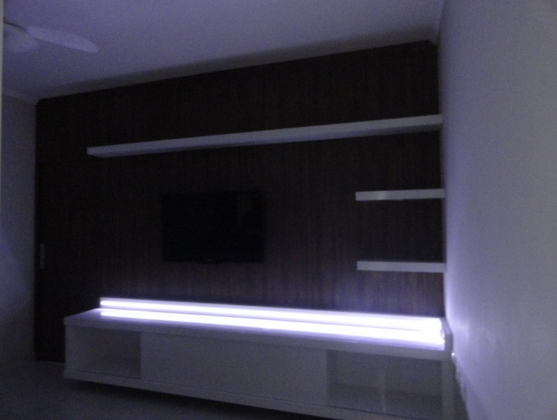 Onde Encontro Home Theater Planejado Grande Alto da Boa Vista - Home Theater Planejado com Cristaleira