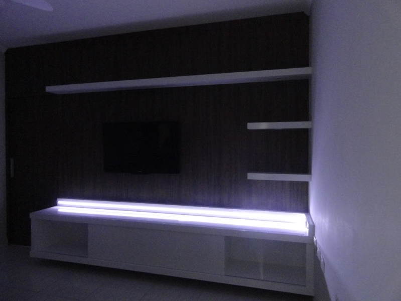 Quanto Custa Home Theater Planejado Moderno Parque Três Meninos - Home Theater Planejado com Espelho