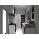 cozinha planejada apartamento Ourinhos