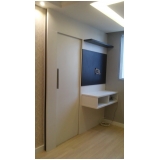 home theater planejado apartamento pequeno Jardim Vera Cruz