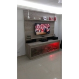 home theater planejado com cristaleira valor Jardim Seriema