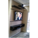 home theater planejado com espelho preço Granja Olga